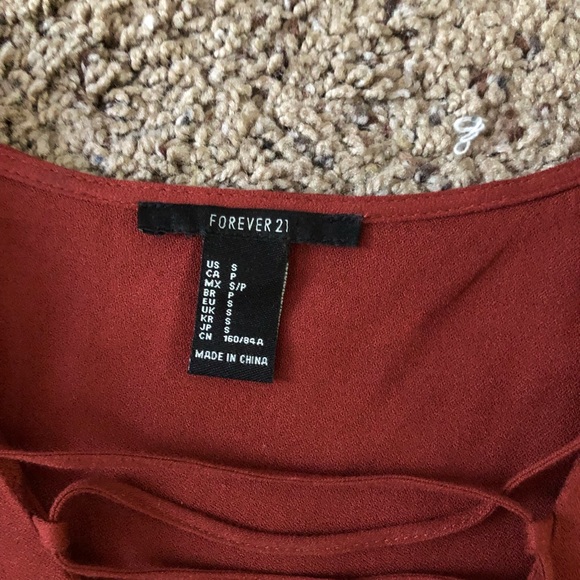 Cropped long sleeve blouse - Picture 2 of 2